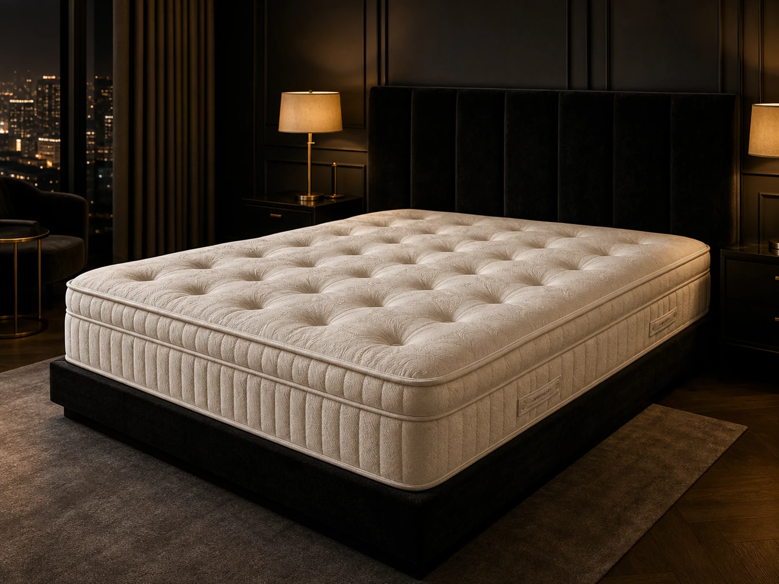 Jasmine Mattress Premium dans une suite hôtelière contemporaine