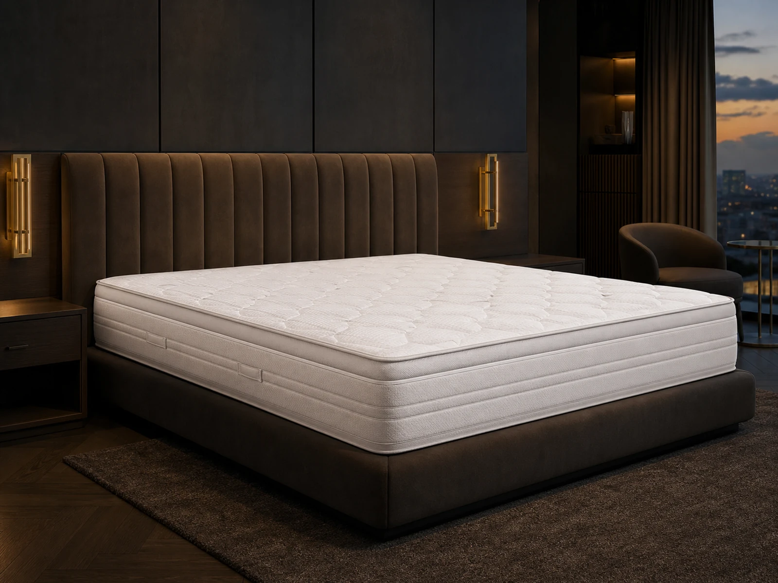 Sofia Mattress Premium dans une suite hôtelière moderne