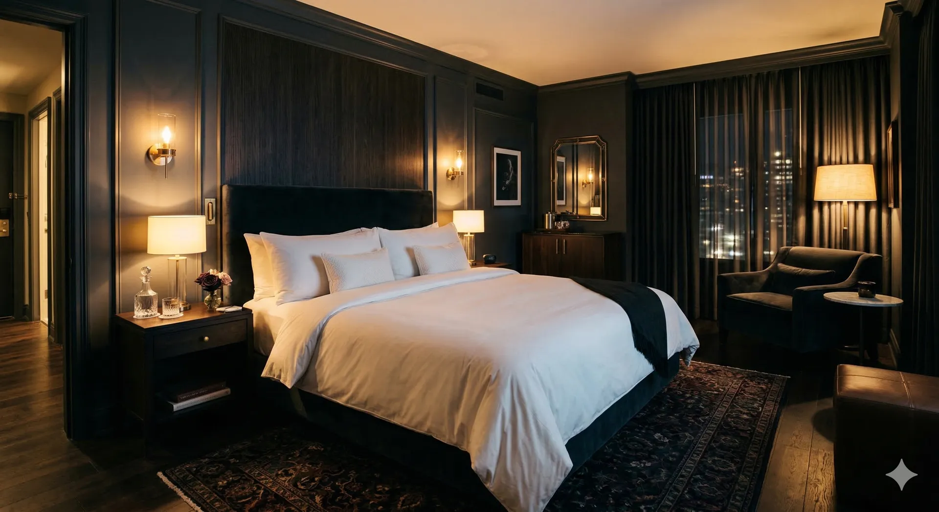 Suite hôtelière luxe